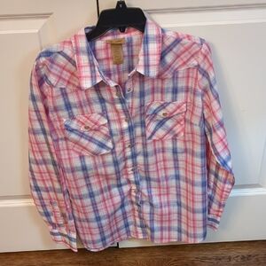 Wrangler Ladies Plaid Shirt